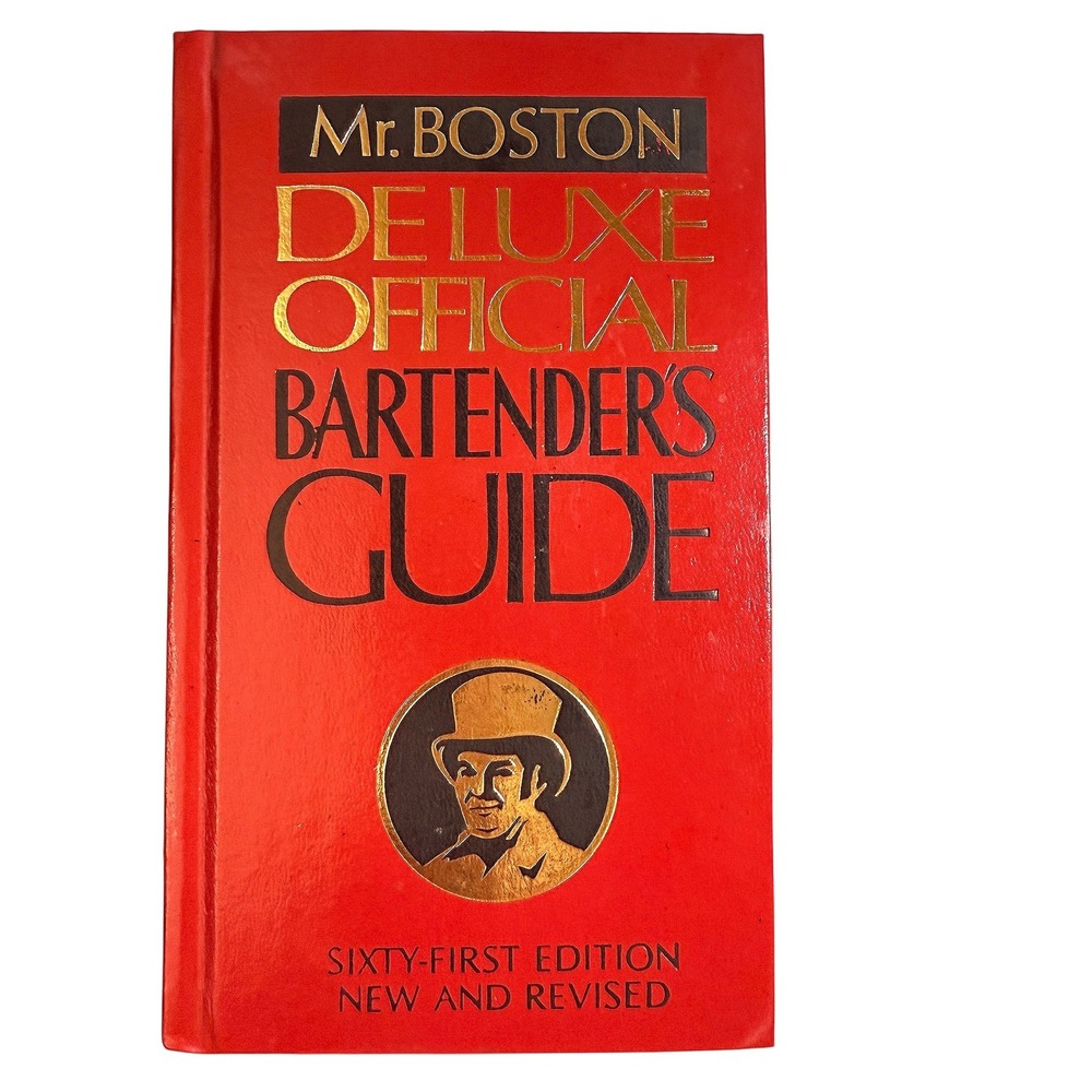 NEW Mr. Boston Deluxe Official Bartenders Guide 1979‎ Bible of Booze Hardcover